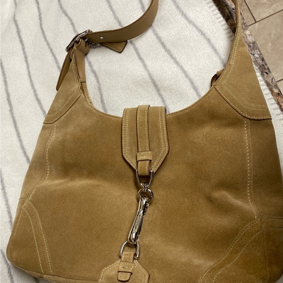 Coach Hamptons Suede Hobo - Picture 2 of 9